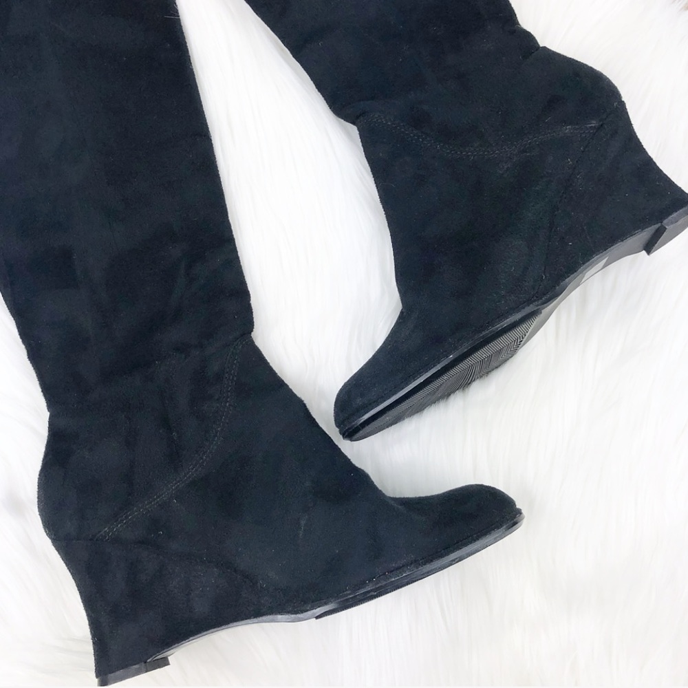 Black Suede Boots - Picture 3 of 8